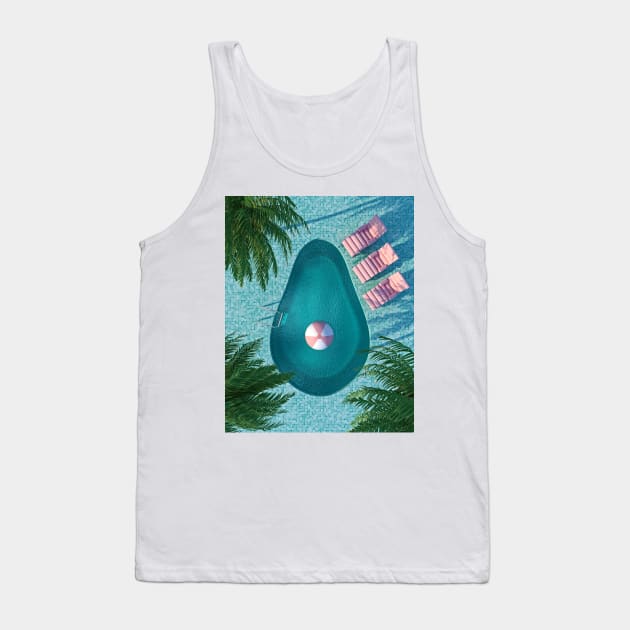 Avocado Tank Top by NineSidedShape